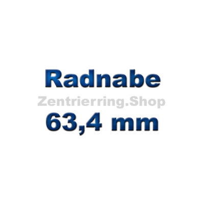 Radnabe 63,4 mm