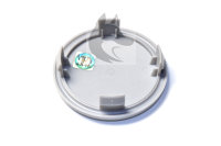 Alutec Nabenkappe N50 - silber - Logo schwarz