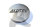 Alutec Nabenkappe N50 - silber - Logo schwarz